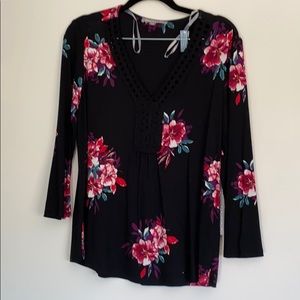 Brand new with tags floral long sleeve top